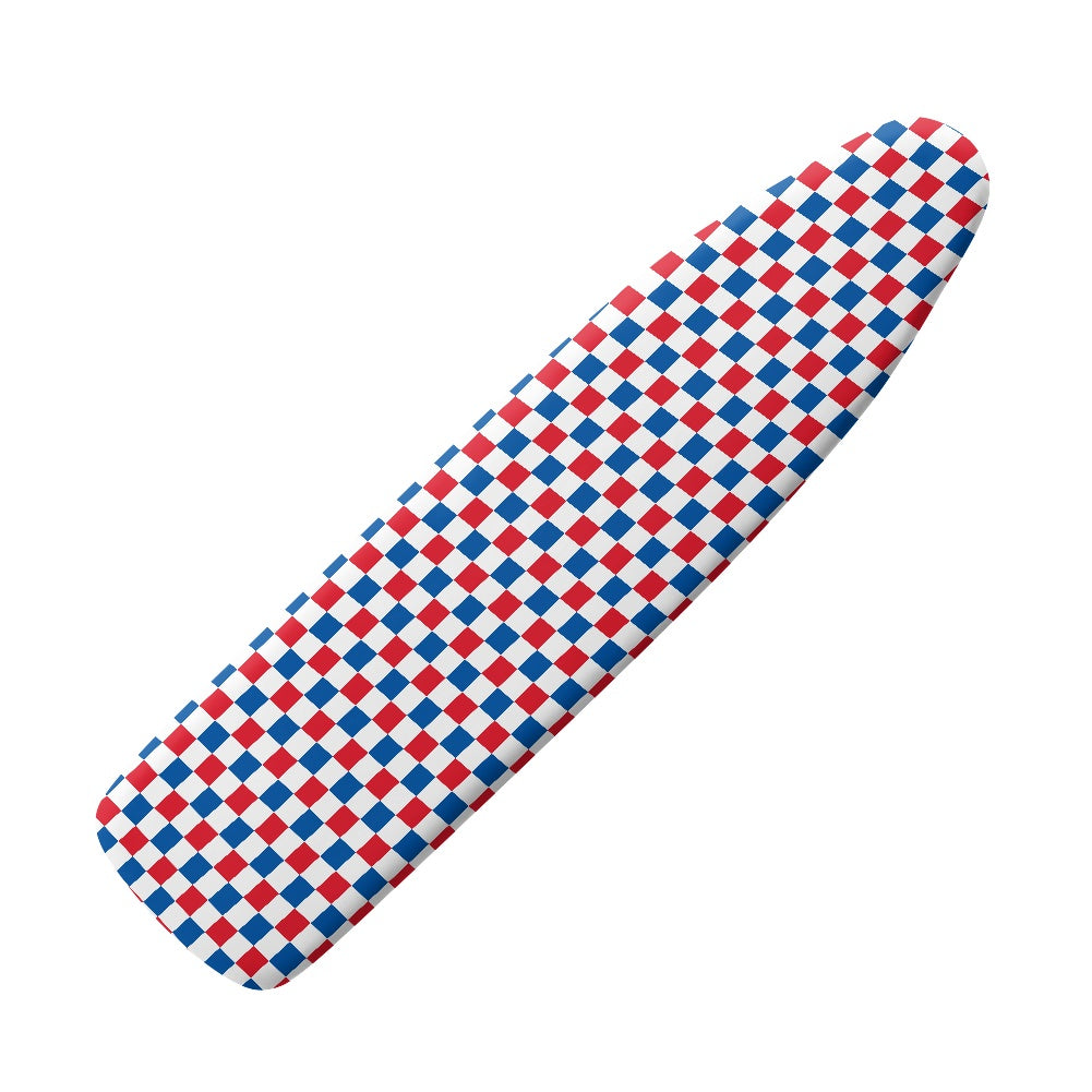 American Flag Colors Red Blue Checkered Ironing Board Cover