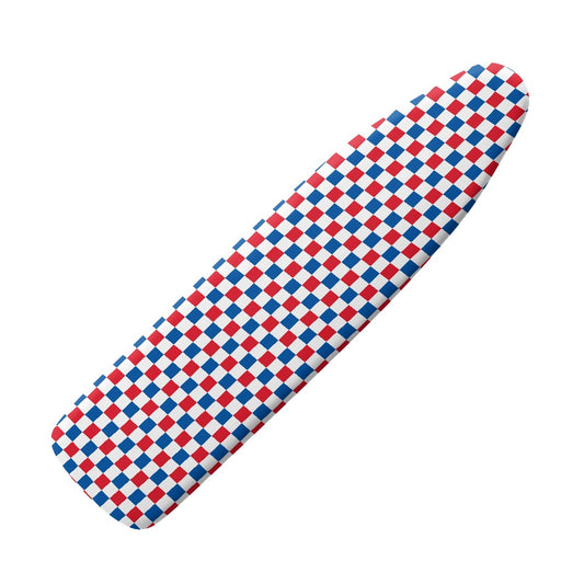 American Flag Colors Red Blue Checkered Ironing Board Cover
