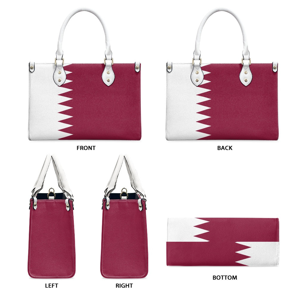 Quatar Ladies PU handbag - Luv My Flag
