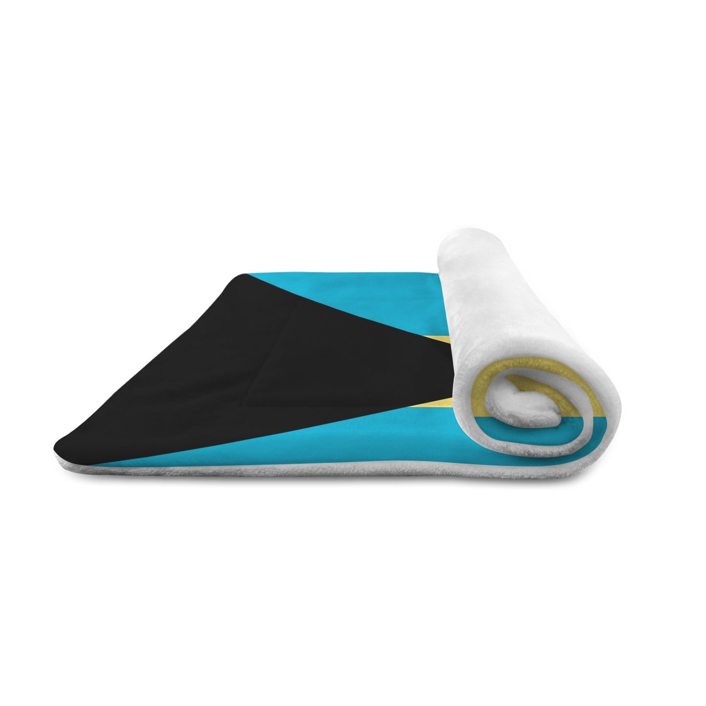 Bahamas Flag Inspired Pet Mat 25x18inch (Made in the USA)