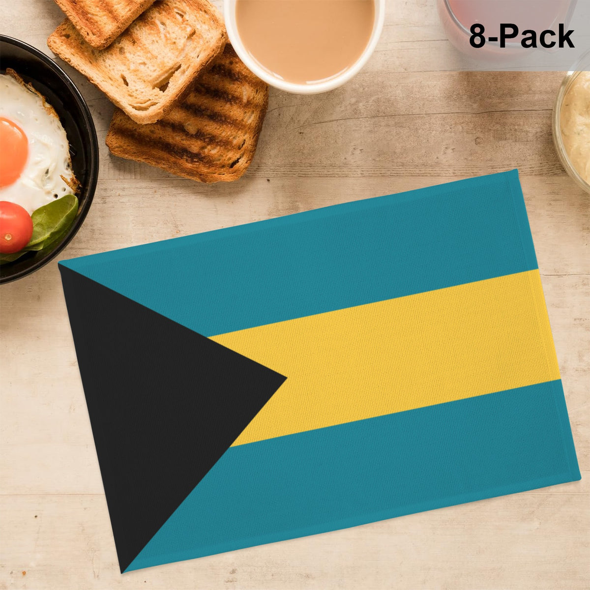 Bahamas Flag Inspired Placemat Sets