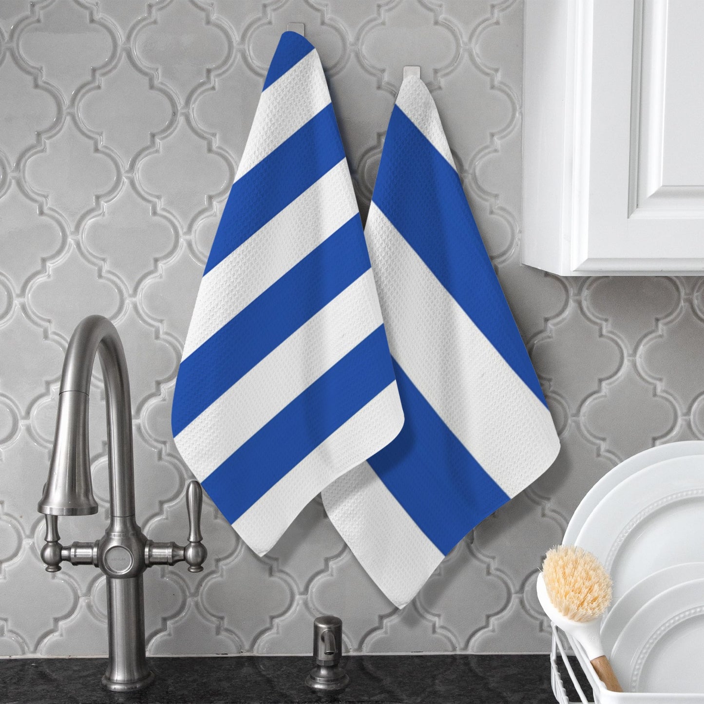 Uruguay Flag Inspired Kitchen Towel 40X60cm (Pack of 2) (Made in the USA)