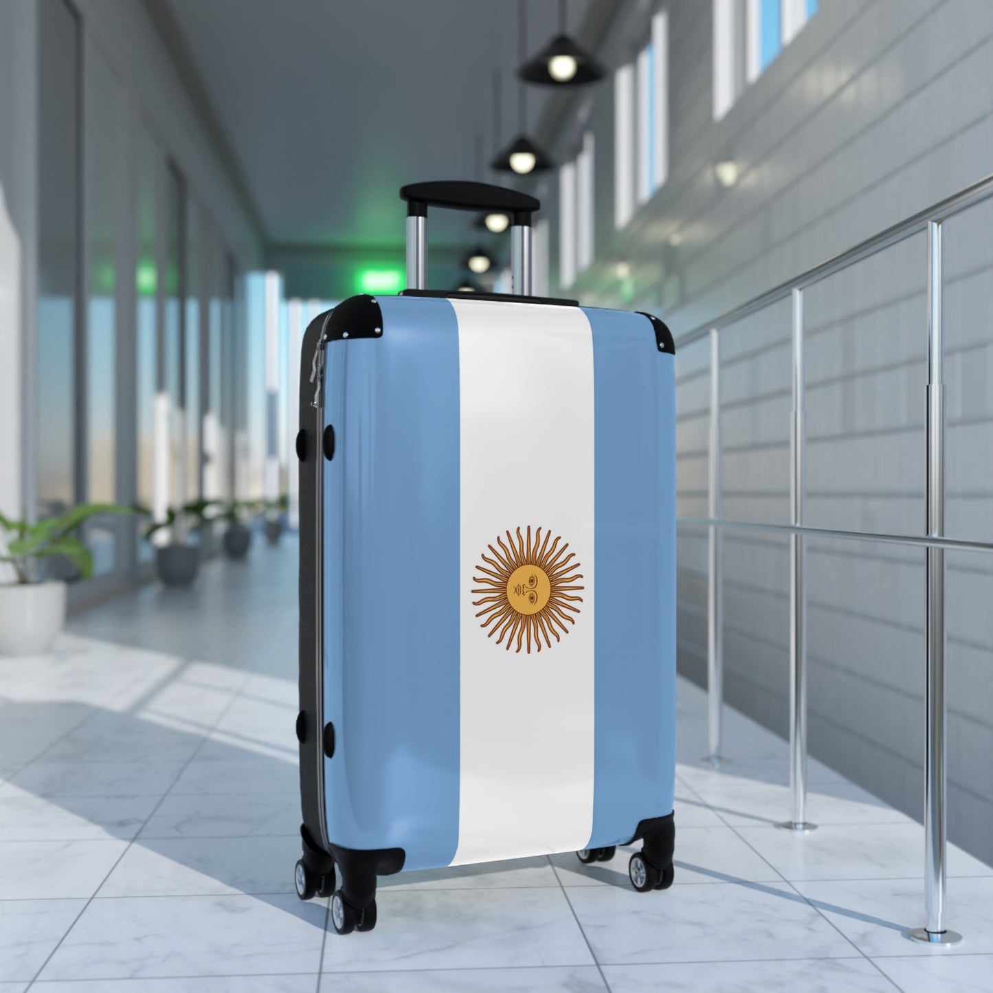 Argentina Flag Inspired Suitcase
