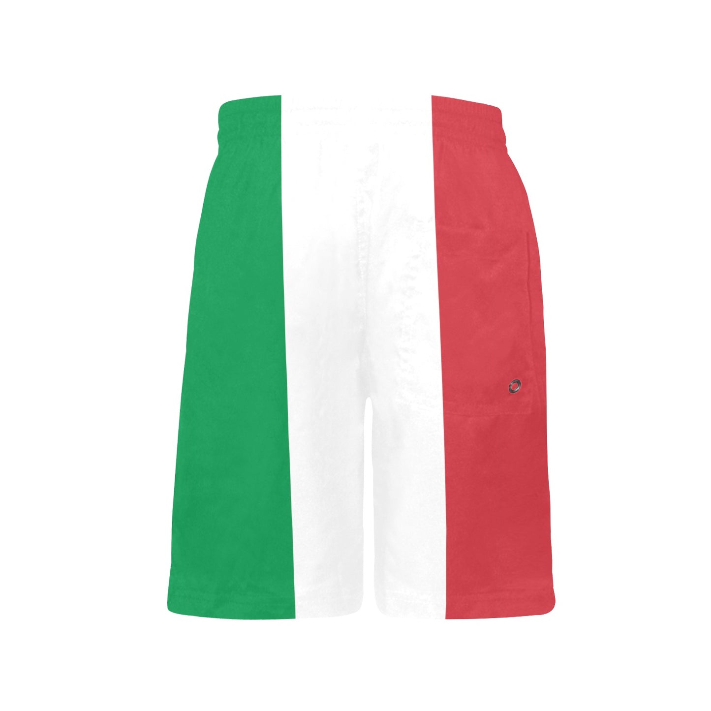 Italy Flag Inspired Boys Beach Shorts