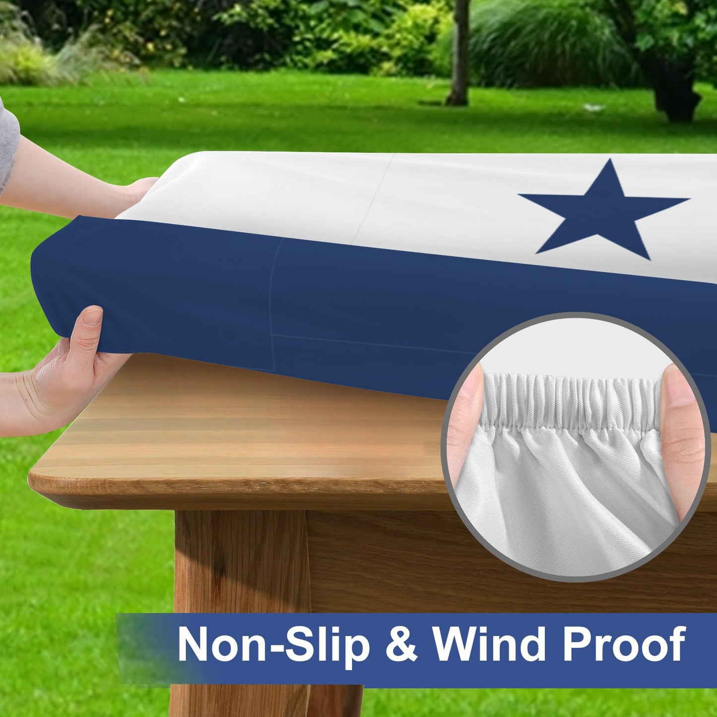 Panama Flag Picnic Table Cover (72" x 30") (Made in the USA)