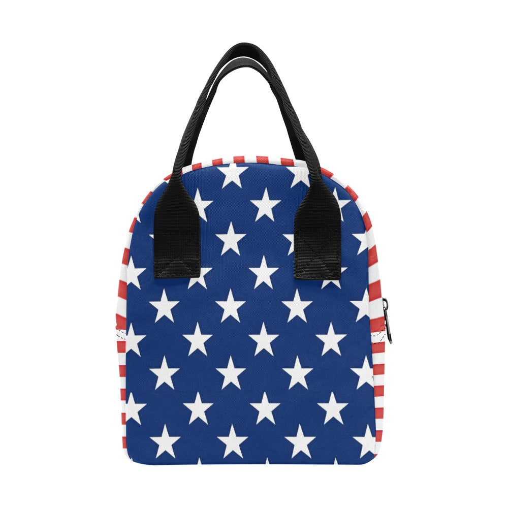 USA/American Flag Inspired Insulated Lunch Bag