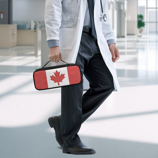 Canada Flag Inspired Stethoscope Storage Bag