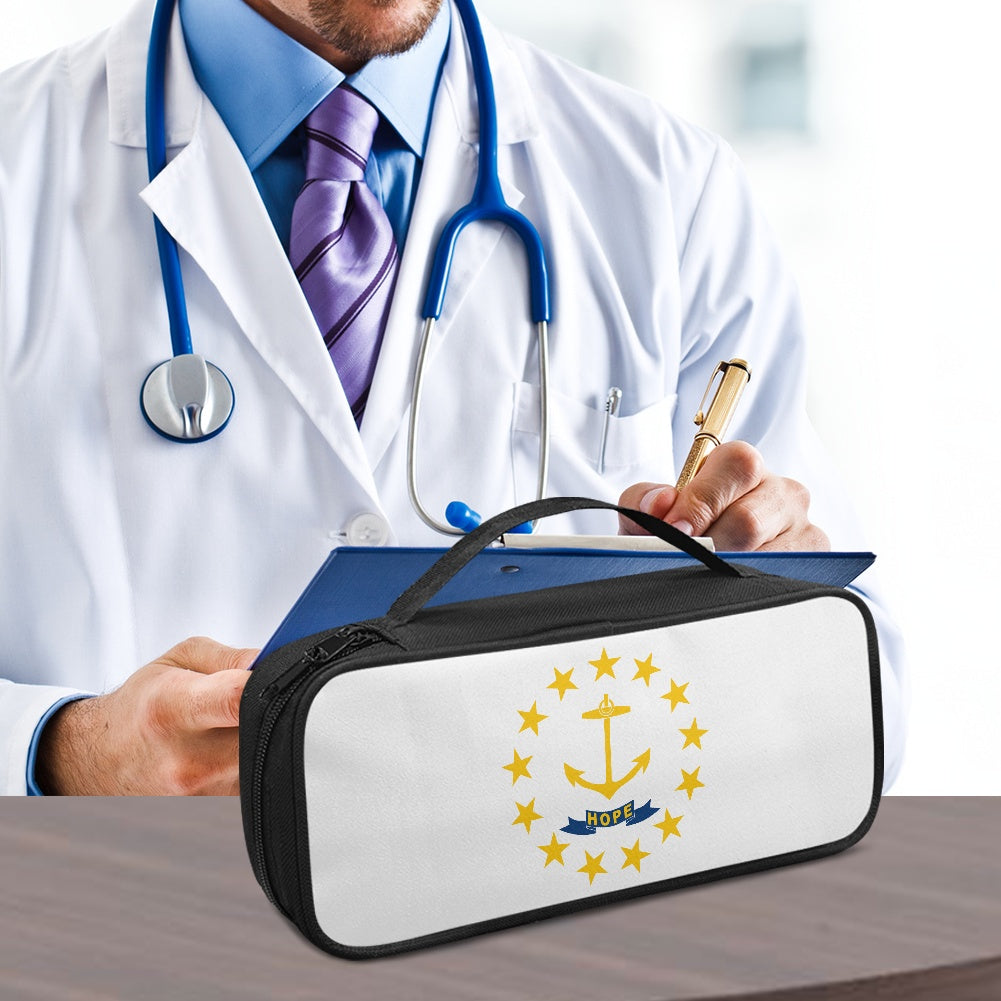 Rhode Island Flag Inspired Stethoscope Storage Bag