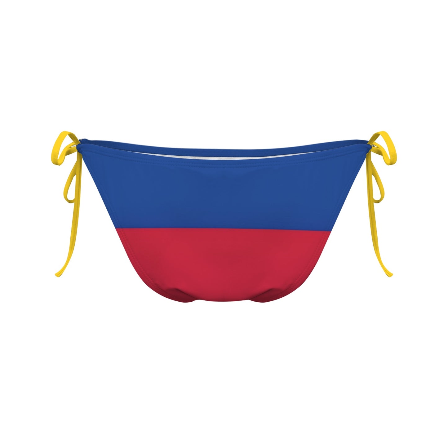 Colombia Flag Inspired Side-Tie Bikini Bottom