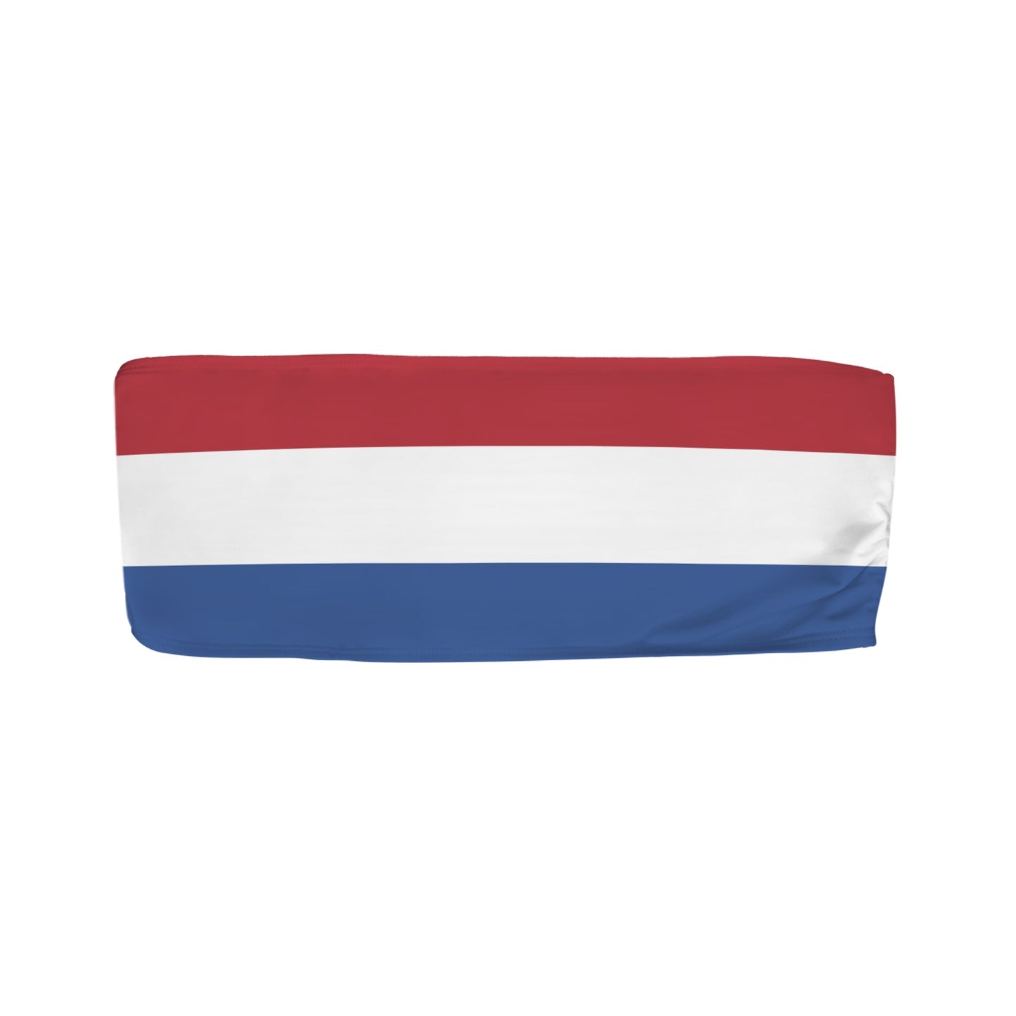 Netherlands Flag Inspired Bandeau Tube Bikini Top