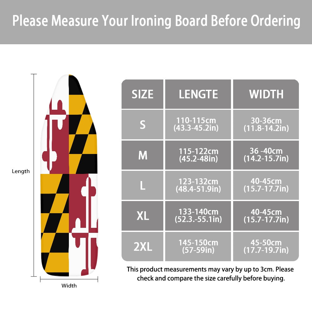 Maryland Flag Ironing Board Cover
