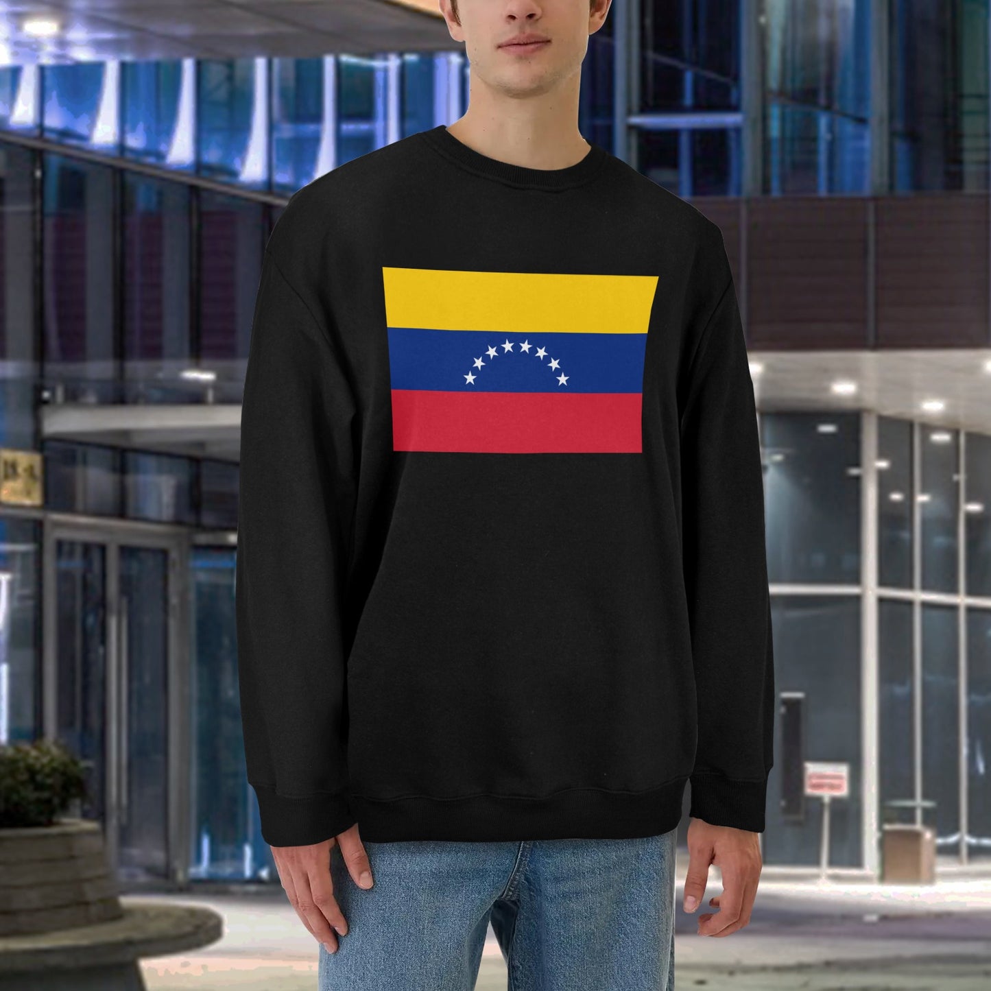 Venezuela Flag Unisex Fleece Sweatshirt (Made in the USA)