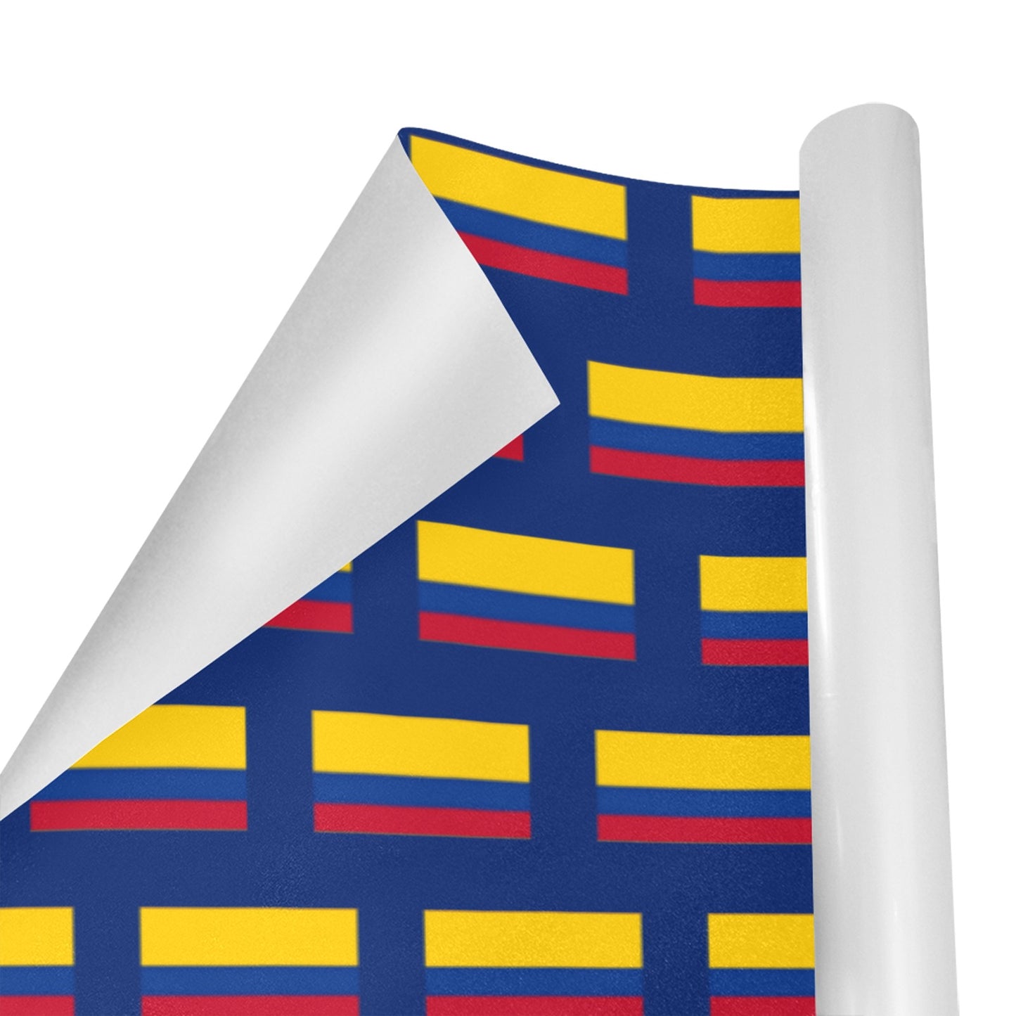 Colombia Flag Custom Gift Wrapping Paper 58"x 22.5" (4 Rolls)