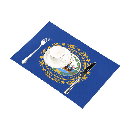 New Hampshire Flag Placemats 12" x 18" (Set of 6)
