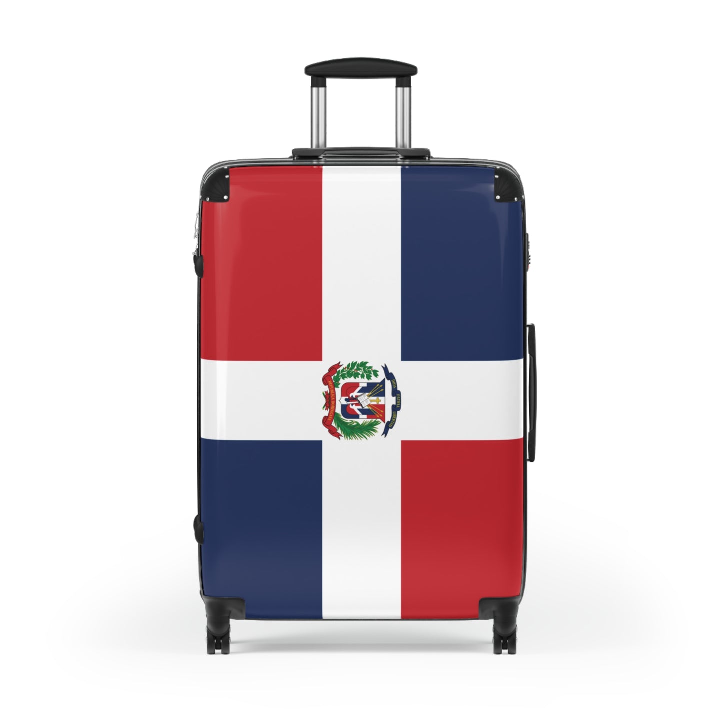 Dominican Republic Flag Inspired Suitcase