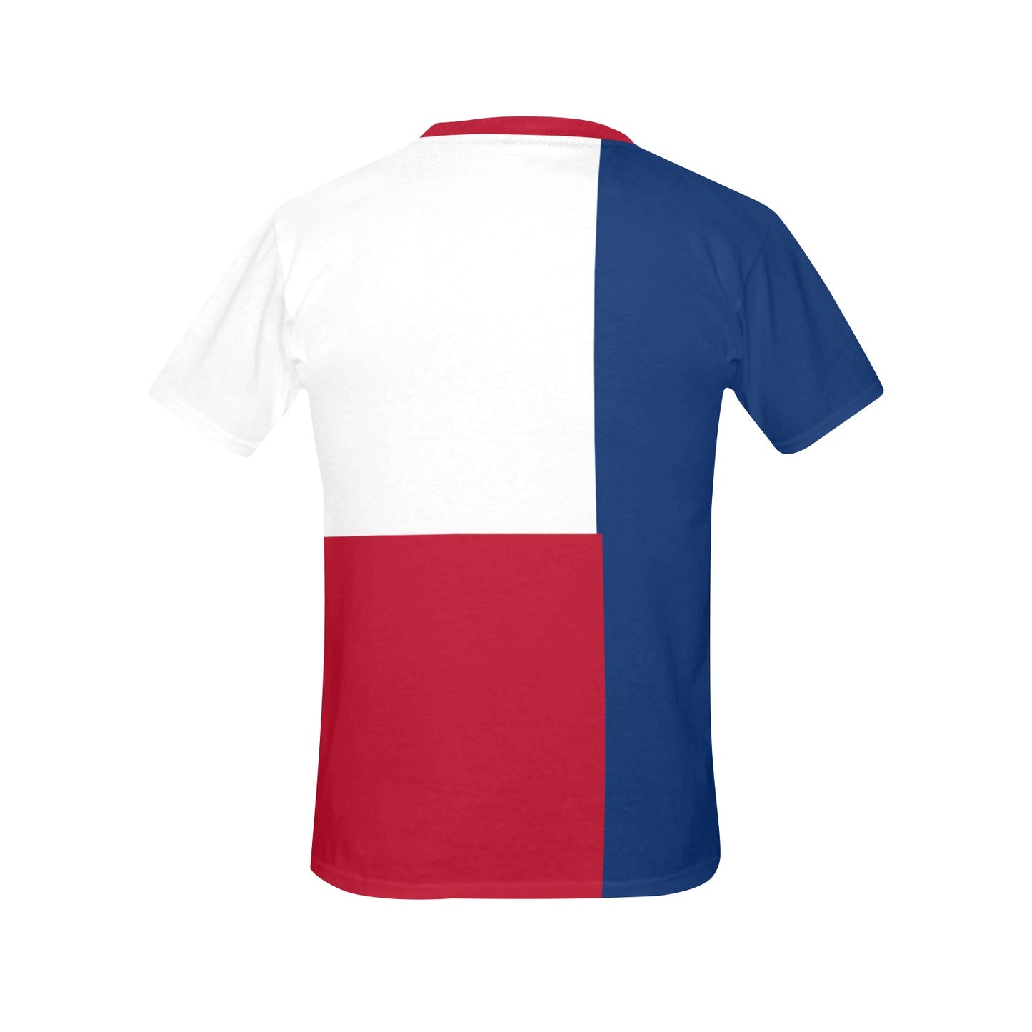 Texas Flag Inspired Women's All Over Print Crew Neck T-Shirt(T40-2)(Made in Queens)