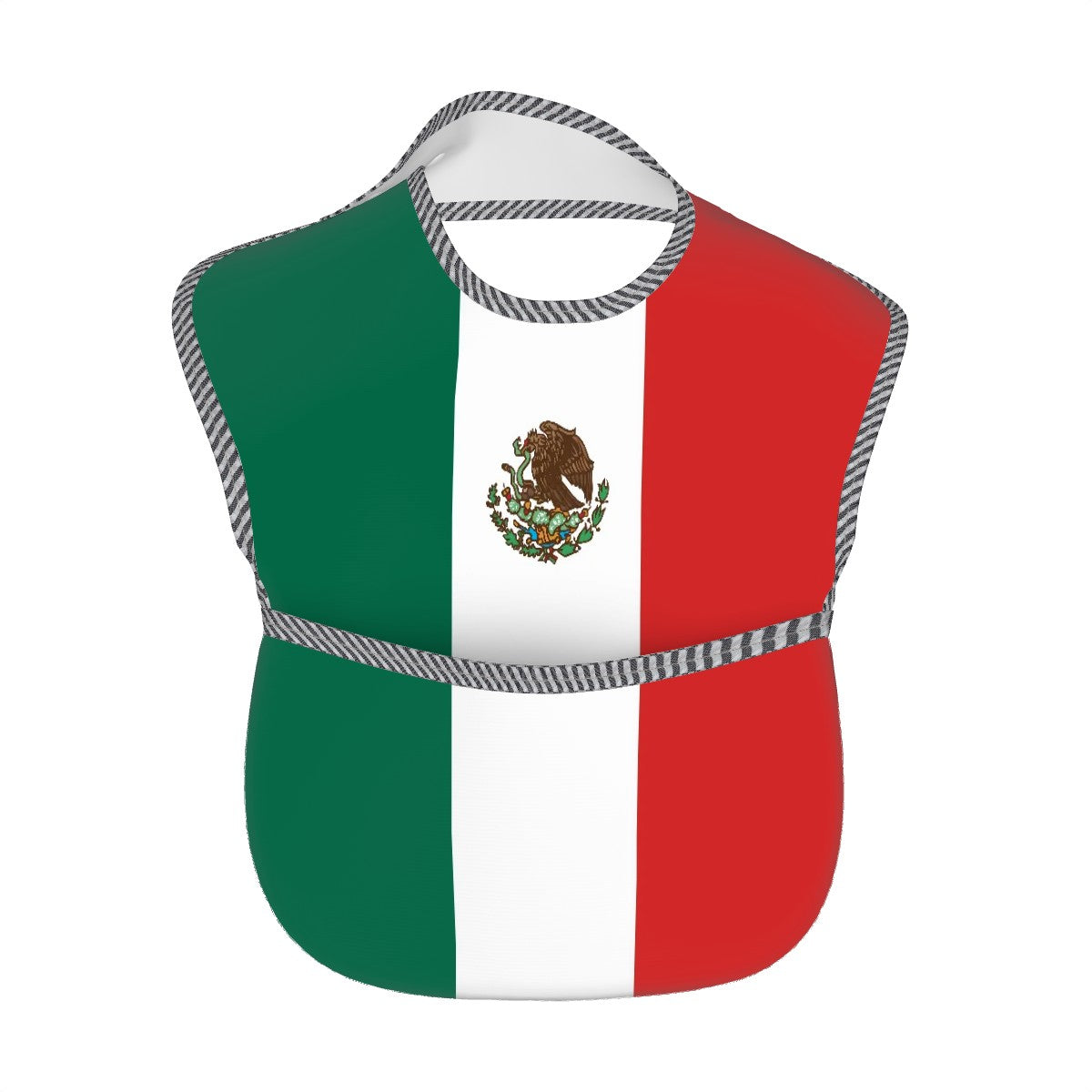 Mexico Flag Inspired Baby Bib