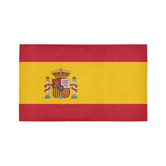 Spain Flag Inspired Doormat 30" x 18" (Sponge Material)