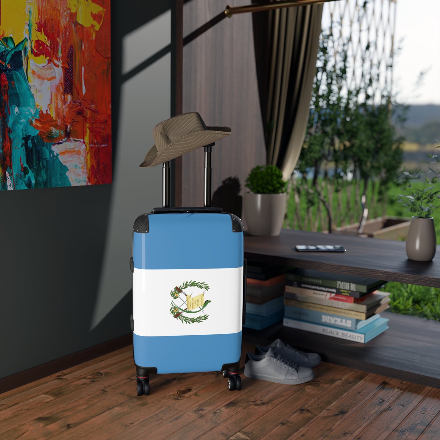 Guatemala Flag Inspired Suitcase