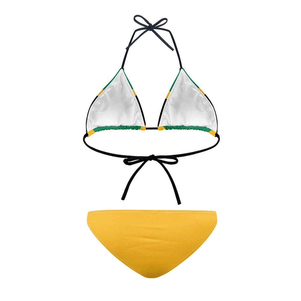 Jamaica Flag Inspired Women's Bikini