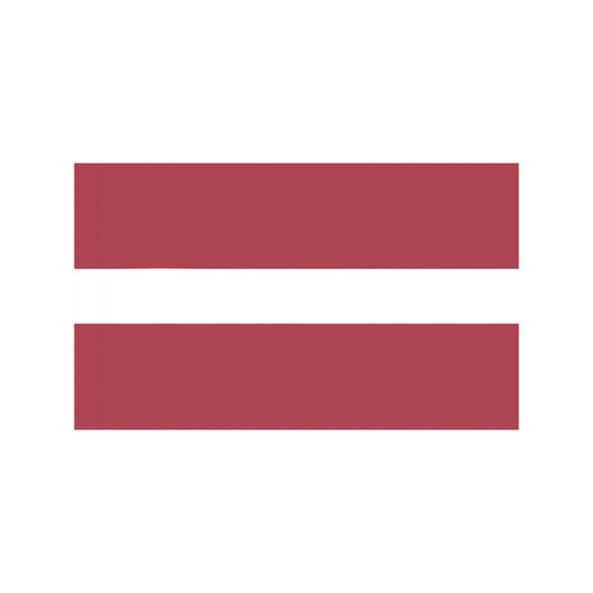 Luv My Flag design featuring Latvia's maroon and white pattern.