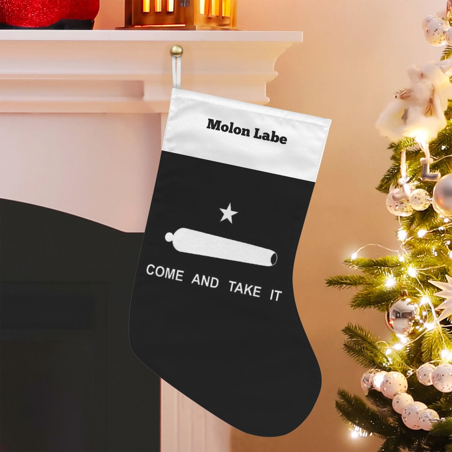 Come and Take It Flag Christmas Stocking(Made in USA)