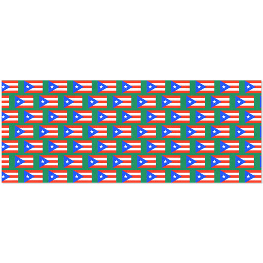 Puerto Rico Flag Custom Gift Wrapping Paper 58"x 22.5" (4 Rolls)