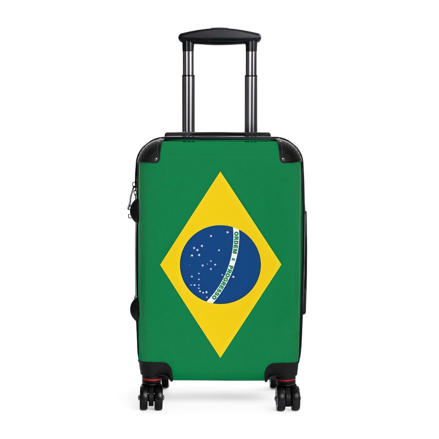 Brazil Flag Inspired Suitcase