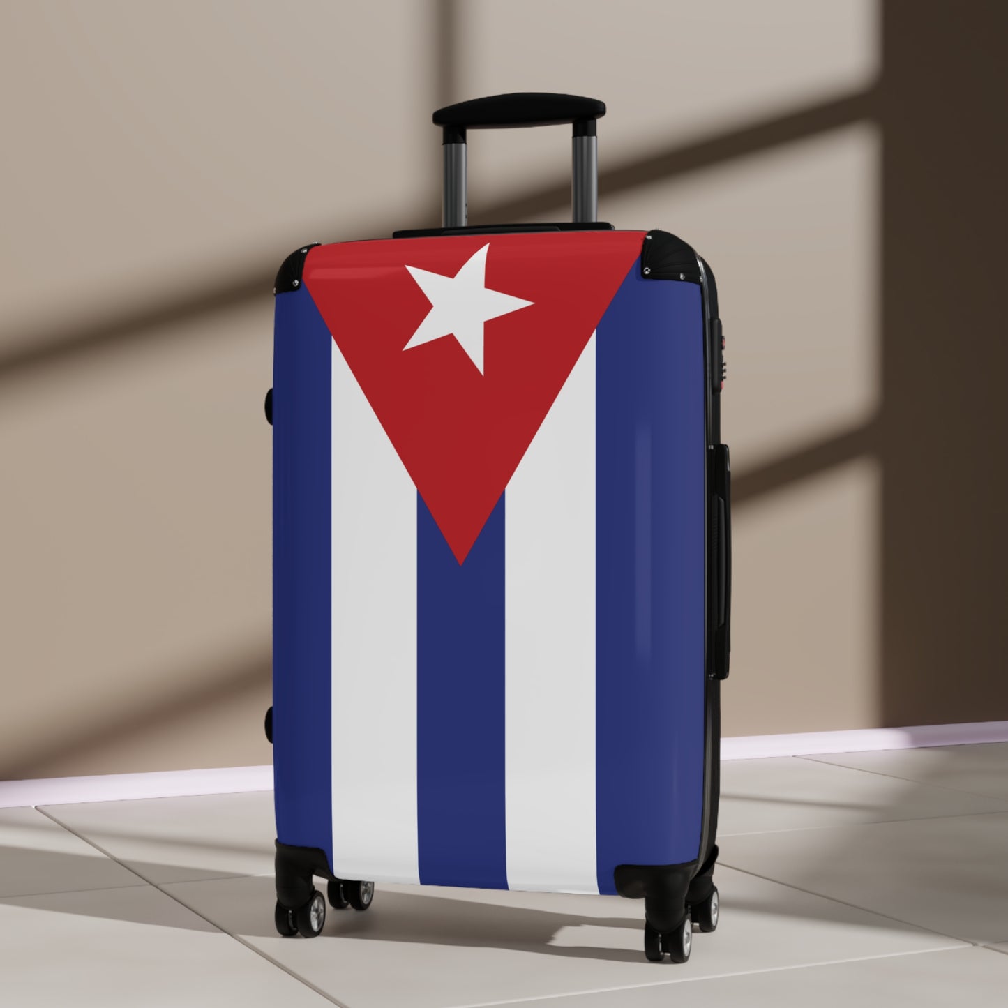 Cuba Flag Inspired Suitcase