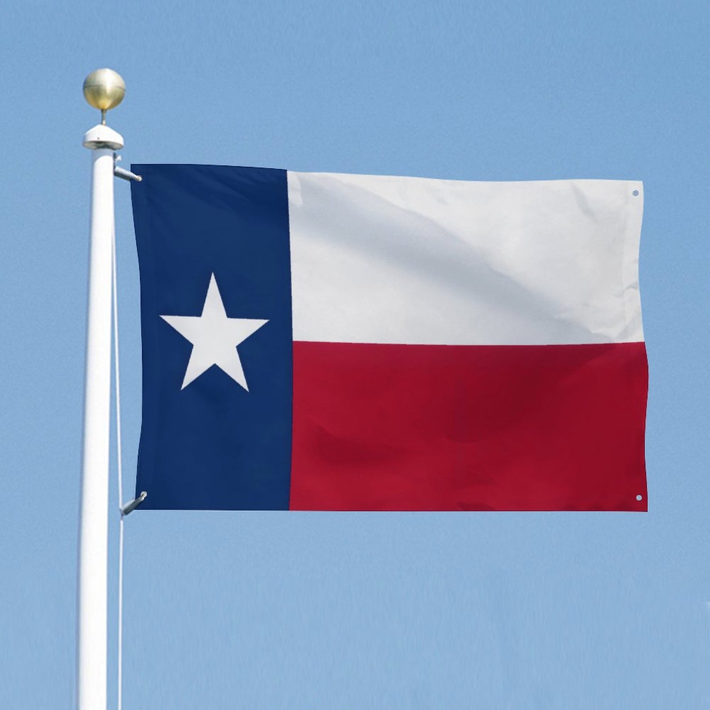 Texas Flag Inspired Wall Mount Flag with Four Grommets (35x59 in)