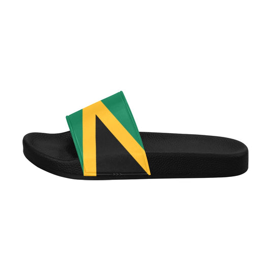 Jamaica Flag Inspired Women's Slide Sandals
