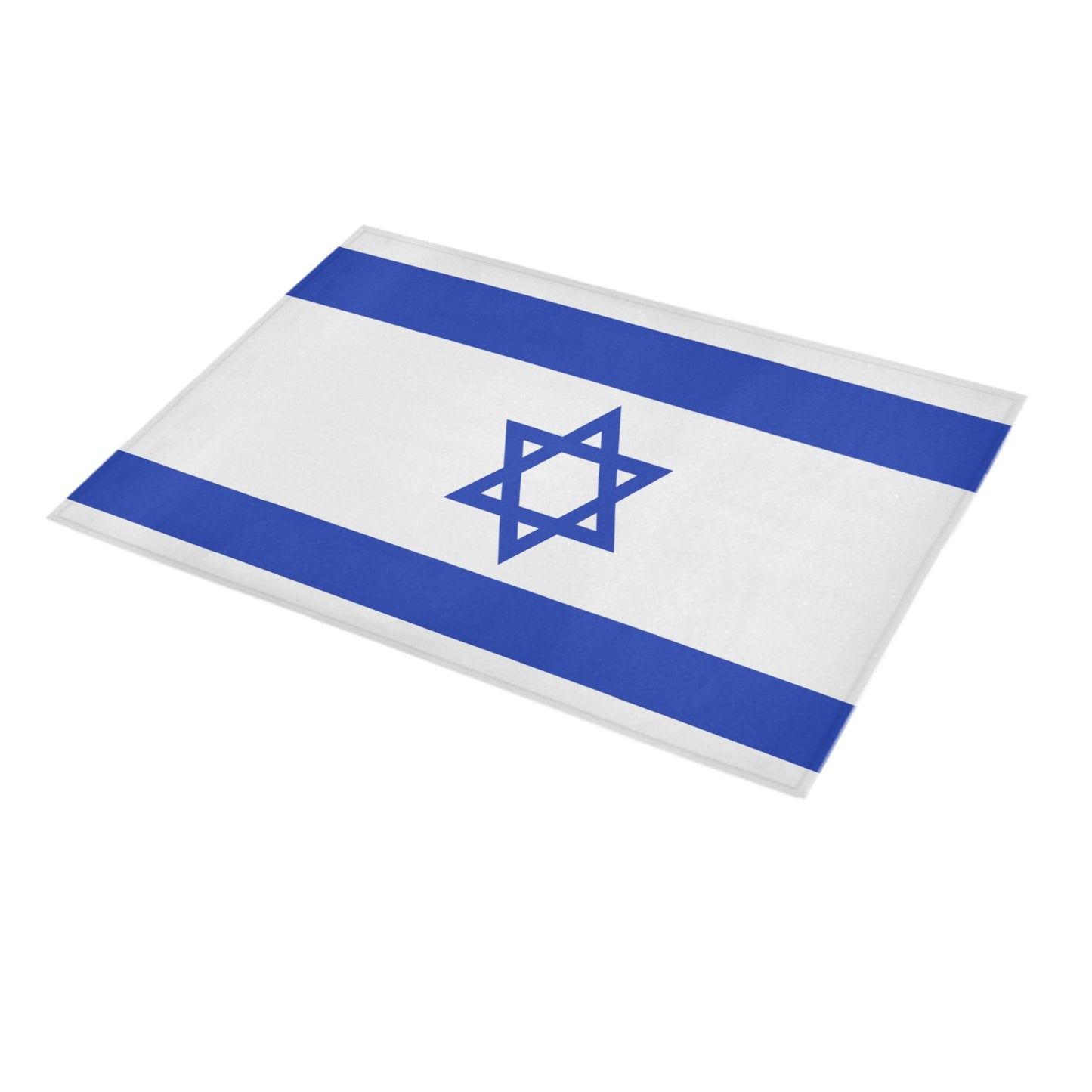 Israel Flag Inspired Doormat 30" x 18" (Sponge Material)