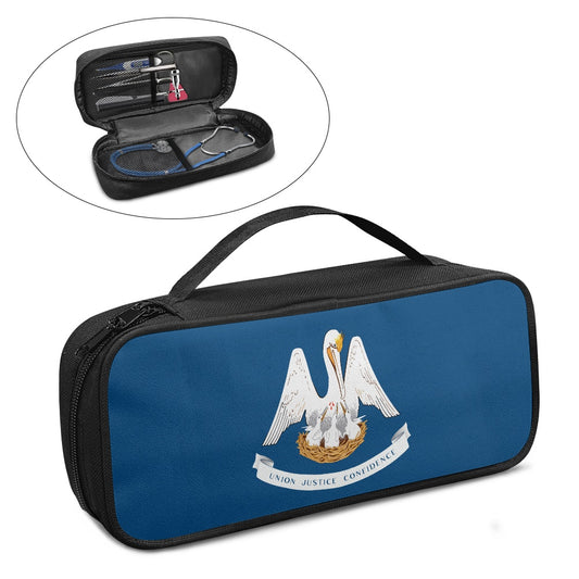 Louisiana Flag Inspired Stethoscope Storage Bag