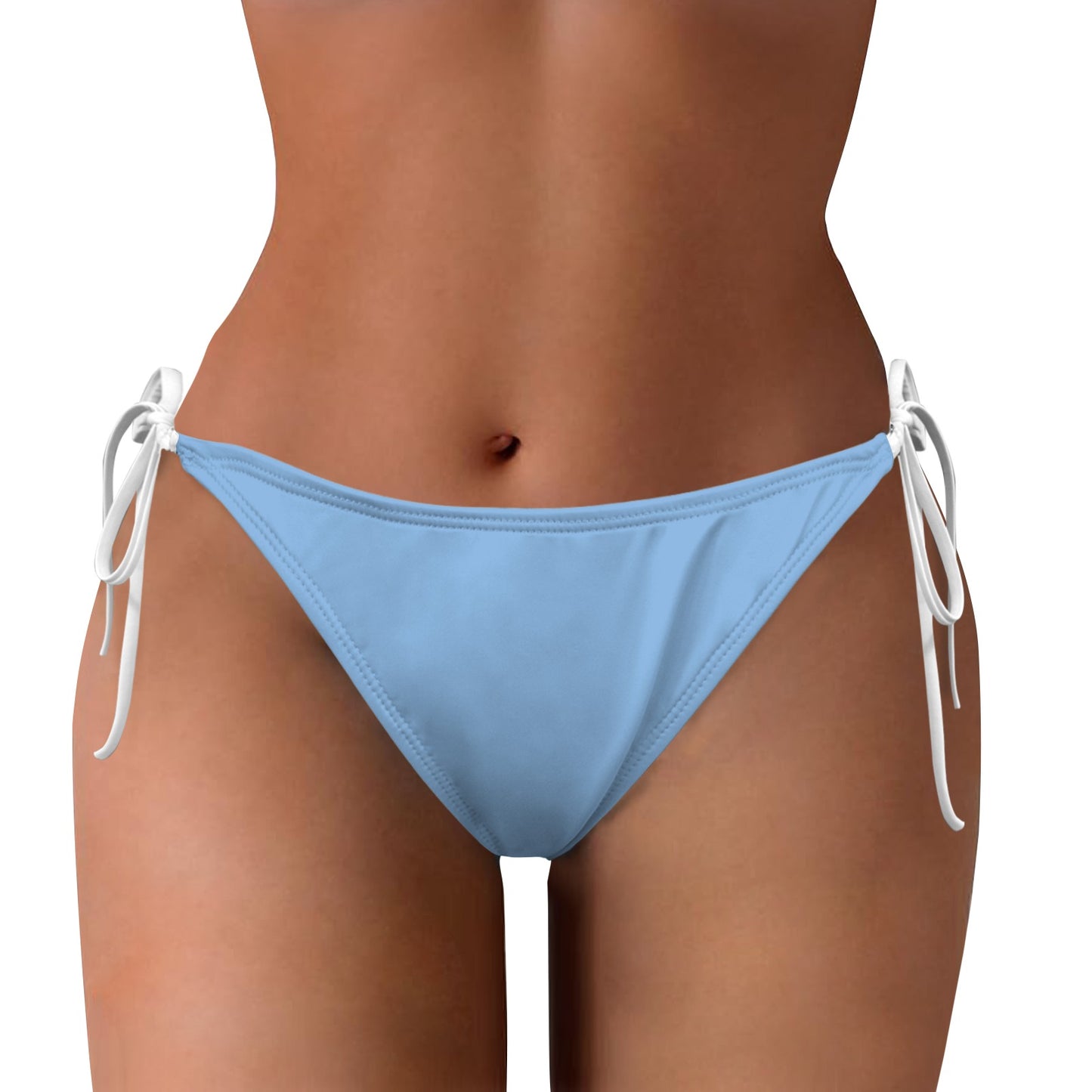 Argentina Flag Inspired Side-Tie Bikini Bottom