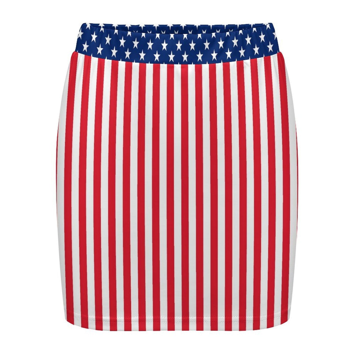 USA/American Flag Inspired Women's Mini Skirt