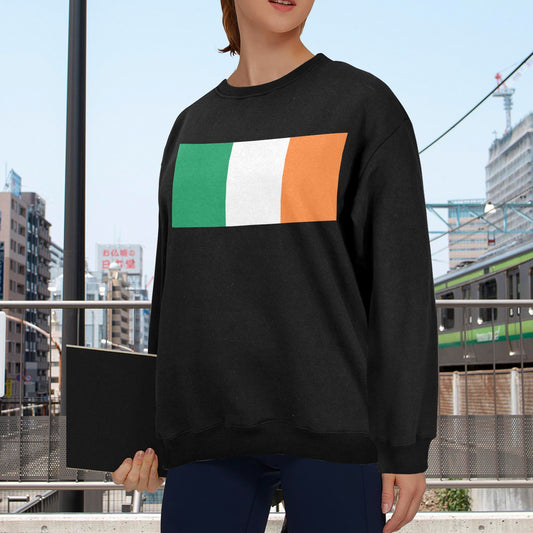 Ireland Flag Unisex Fleece Sweatshirt (Made in the USA)