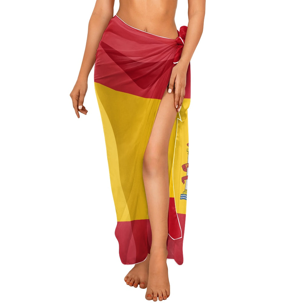 Spain Flag Inspired Bikini Cover-Up