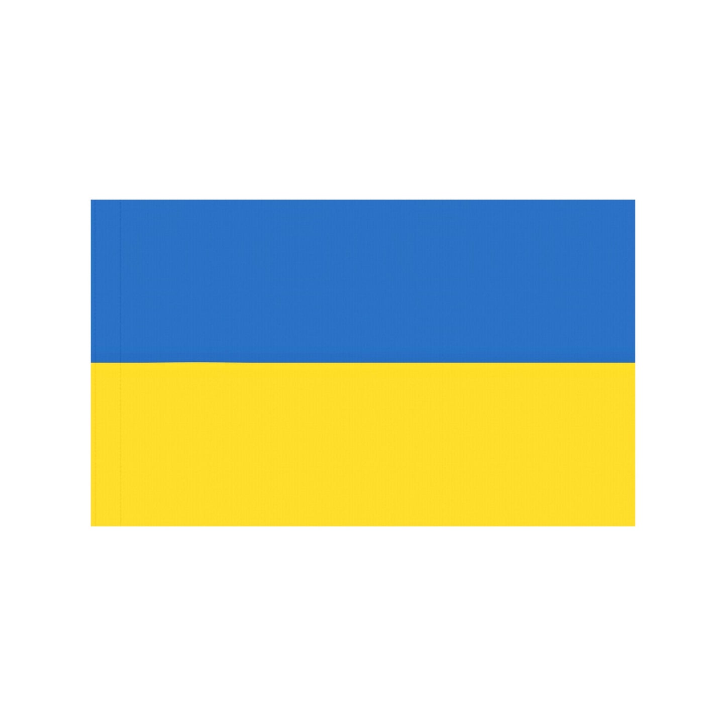 [Luv My Flag] features blue and yellow horizontal stripes.