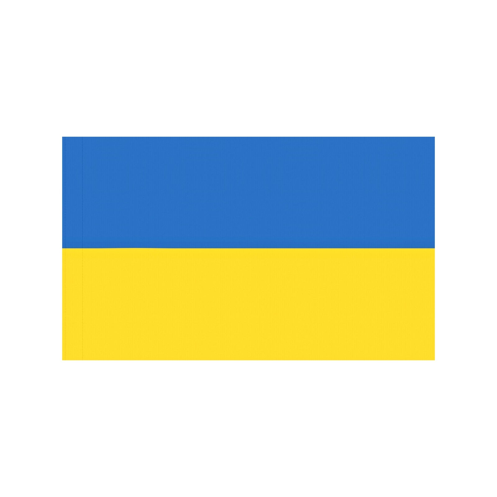[Luv My Flag] features blue and yellow horizontal stripes.