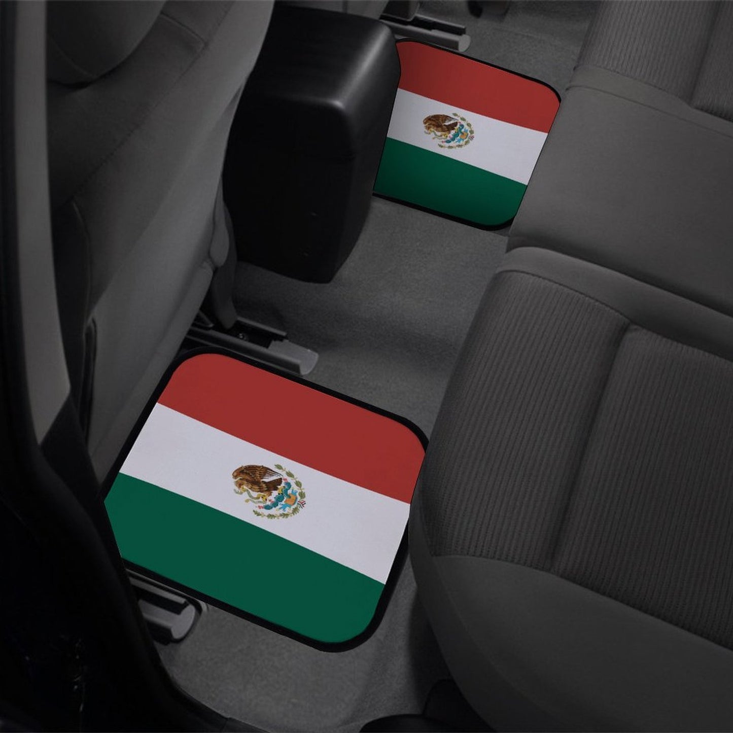 Mexico Flag Inspired Car Floor Mats(4pcs)