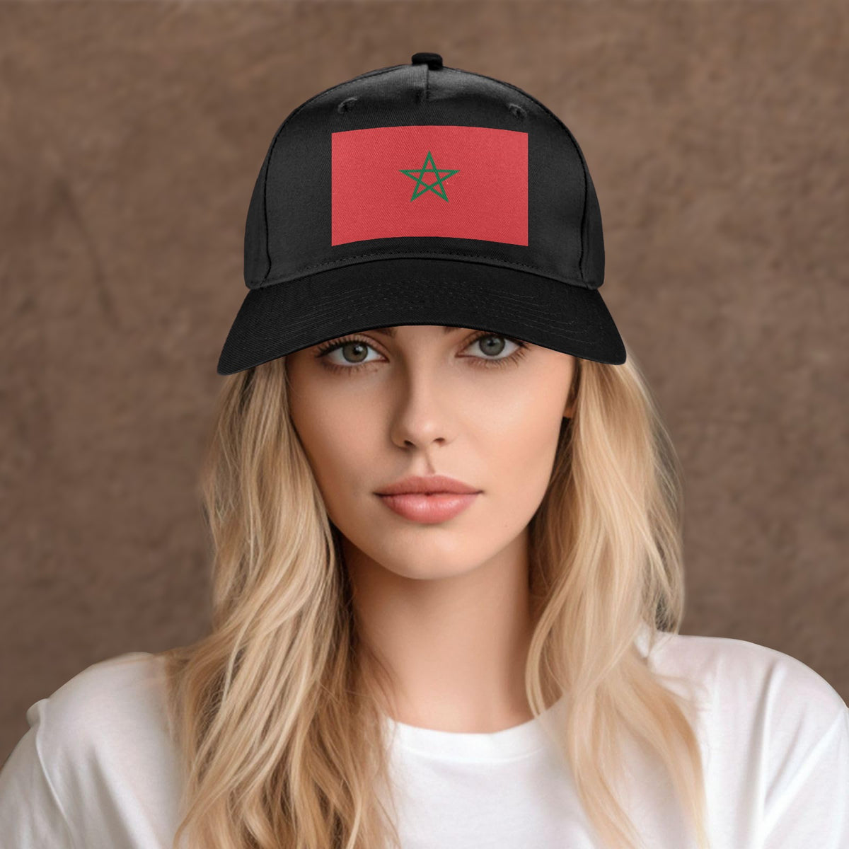 Morocco Flag Inspired Baseball Cap | Printed in the  USA