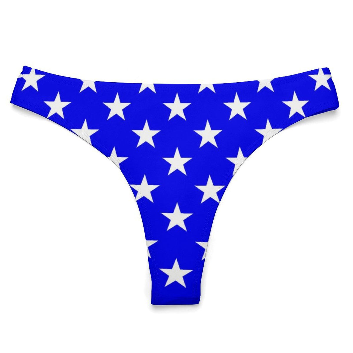 USA/American Flag Inspired Stars T-Back Thong Bikini Style-2