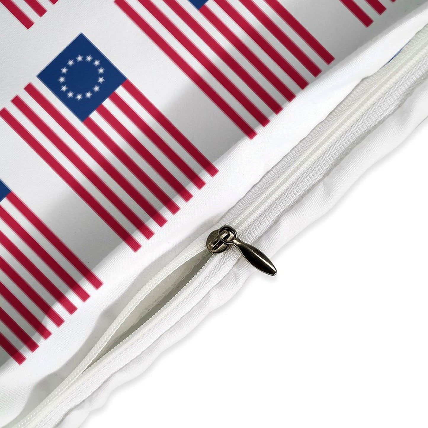 Betsy Ross Flag Inspired 3-Piece Bedding Set (1 Duvet Cover + 2 Pillow Shams) – 102"×90"