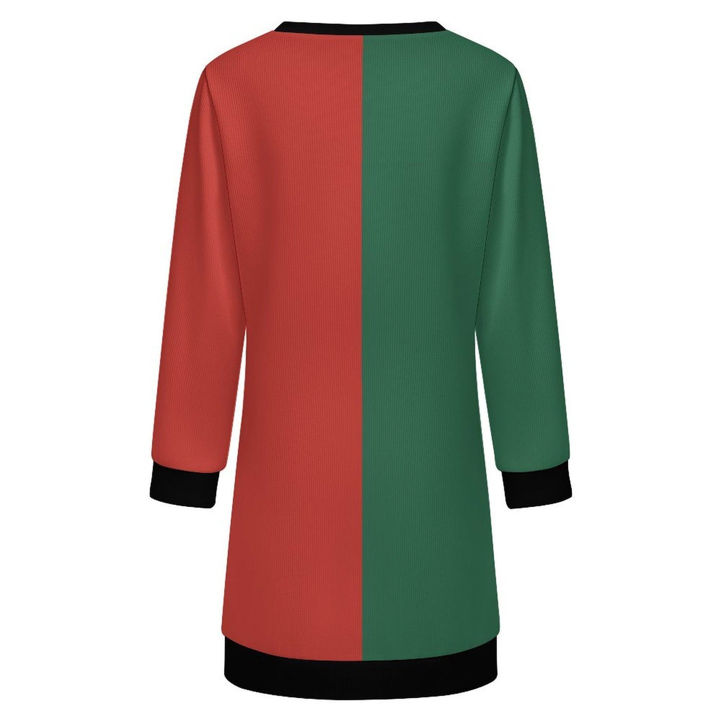 Mexico Flag Inspired Sweater Dress