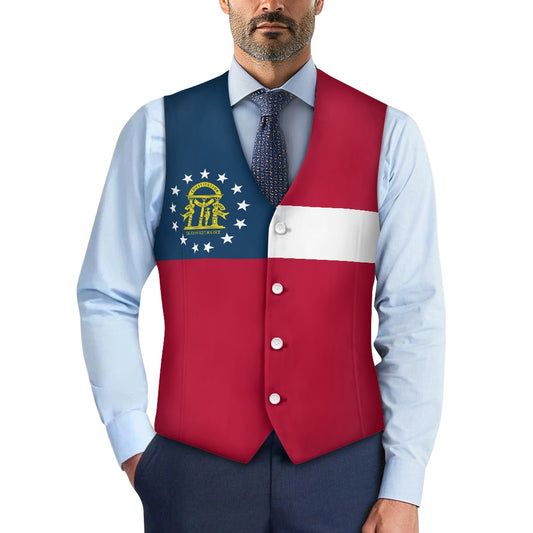 Georgia Flag Suit vest jacket