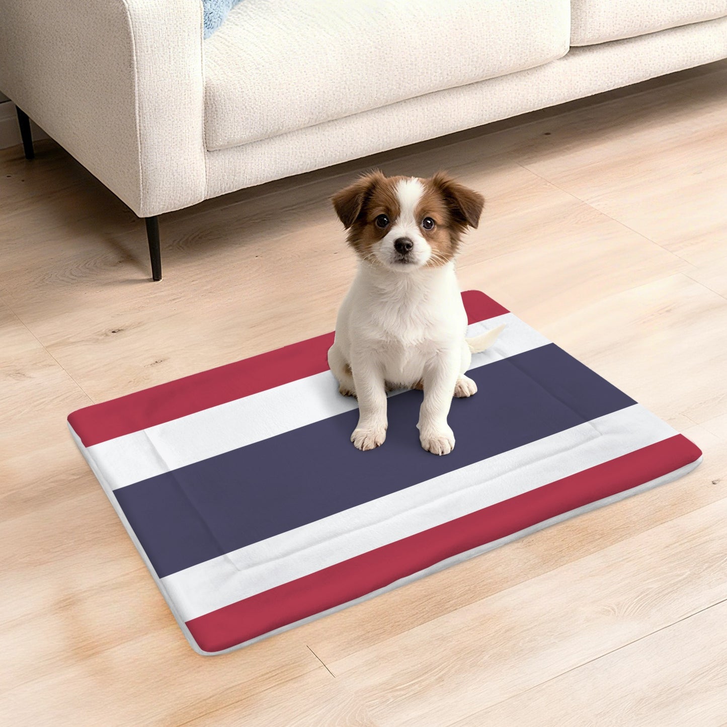 Thailand Flag Inspired Pet Mat 25x18inch (Made in the USA)