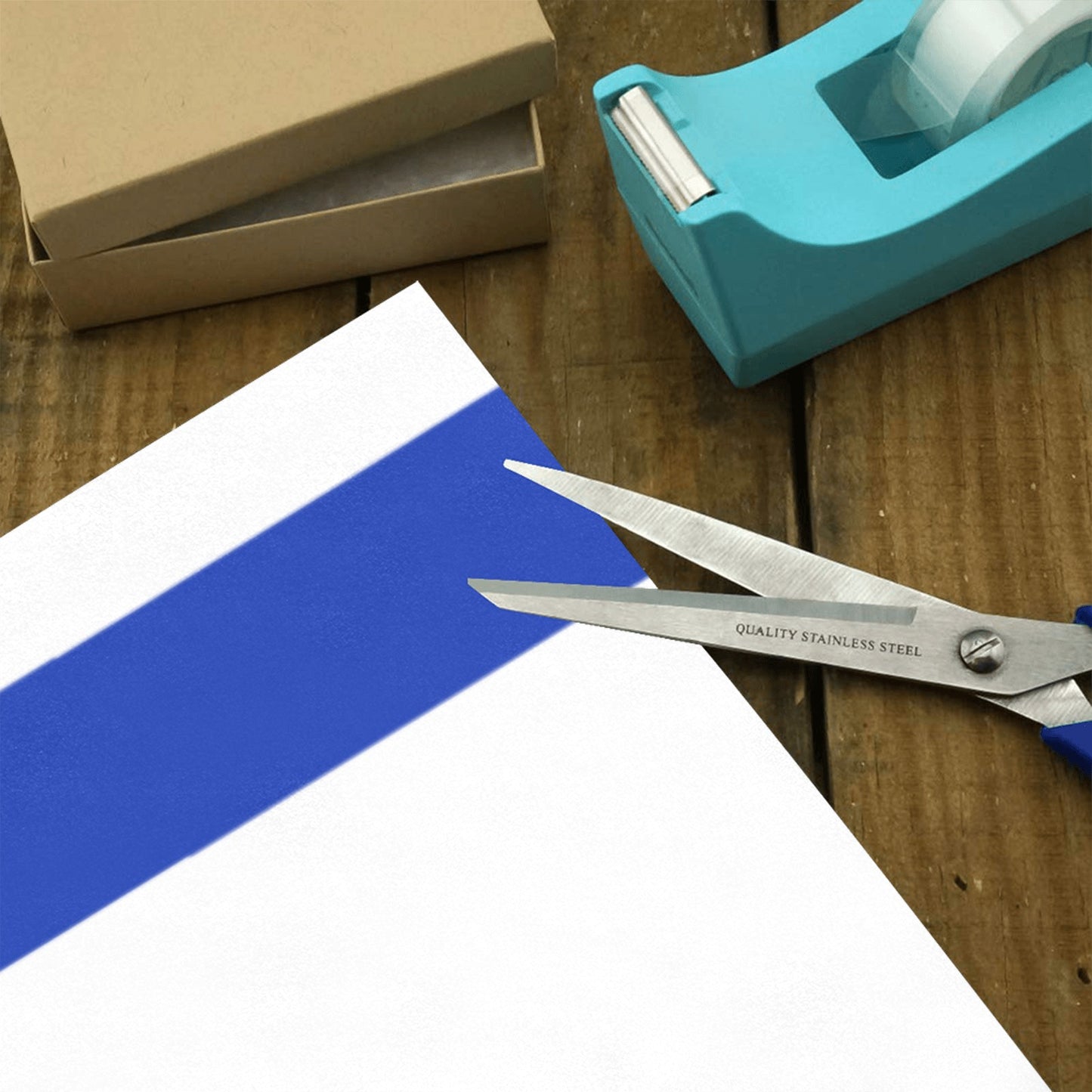 Israel Flag Inspired Custom Gift Wrapping Paper 58"x 22.5" (4 Rolls)