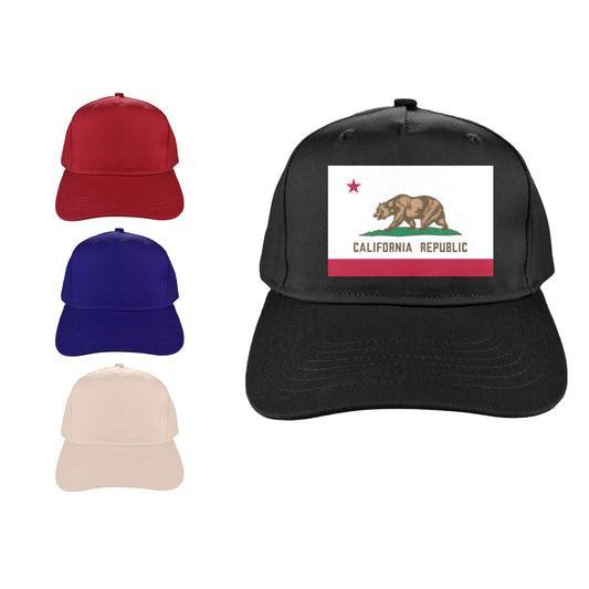 California Flag Baseball Cap (Made in USA)