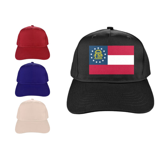 Georgia Flag Baseball Cap (Made in USA)