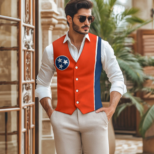 Tennessee Flag Suit vest jacket